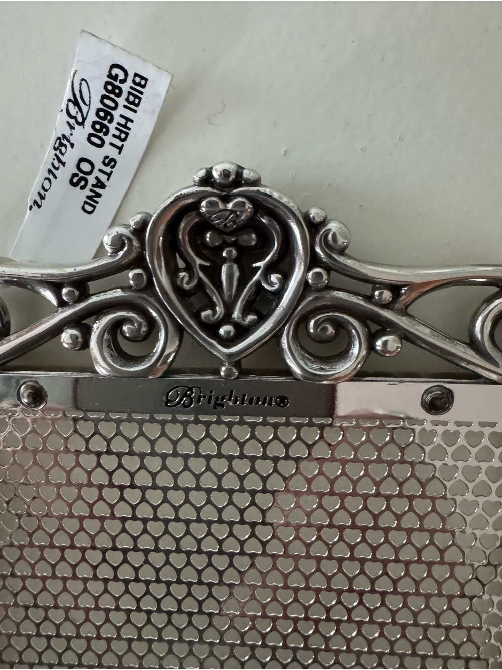 NWT Brighton Ornate Silver Decorative jewelry holder Picture Frame - Picture 6 of 6